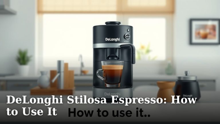 DeLonghi Stilosa Espresso: How to Use It