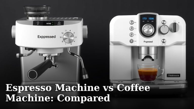 Espresso Machine vs Coffee Machine: Compared