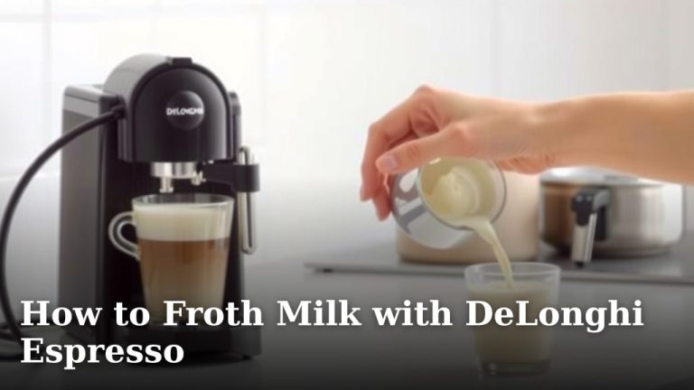 How to Froth Milk with DeLonghi Espresso