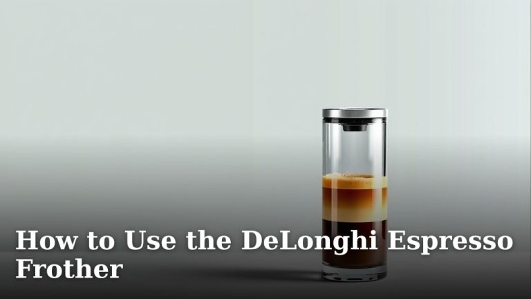How to Use the DeLonghi Espresso Frother