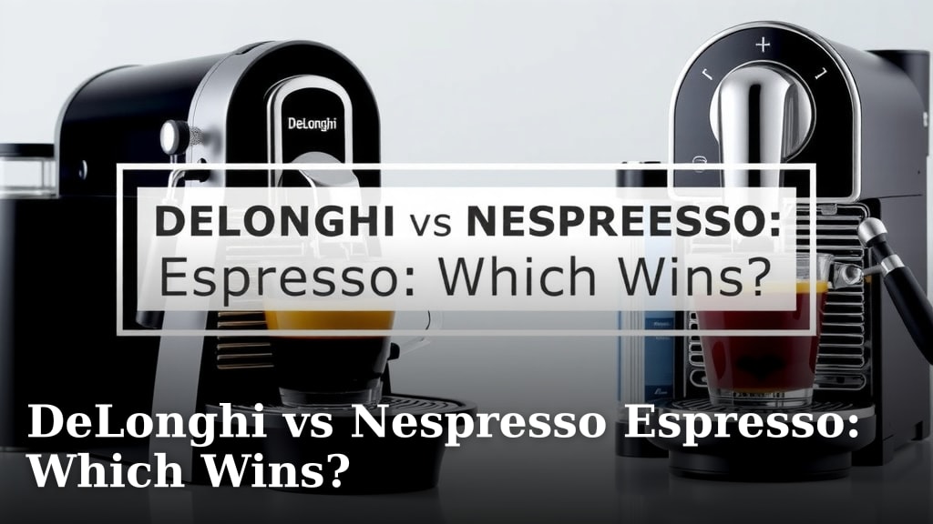 DeLonghi vs Nespresso Espresso: Which Wins?