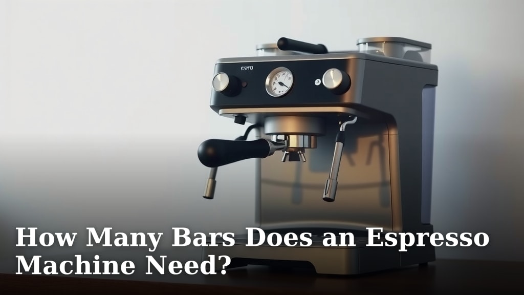 How Many Bars Does an Espresso Machine Need?