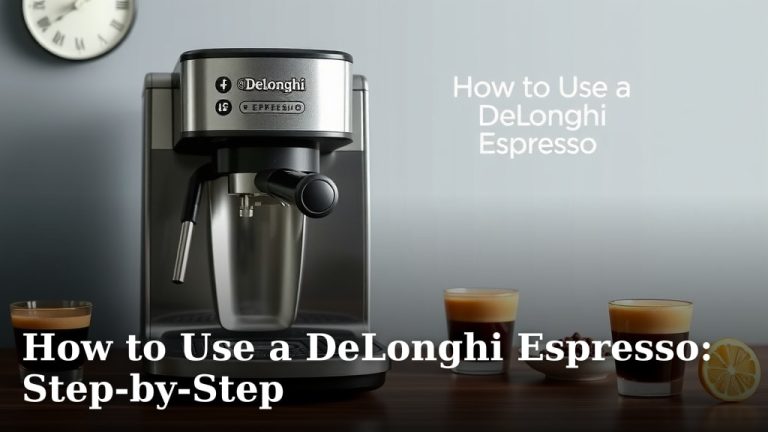 How to Use a DeLonghi Espresso: Step-by-Step