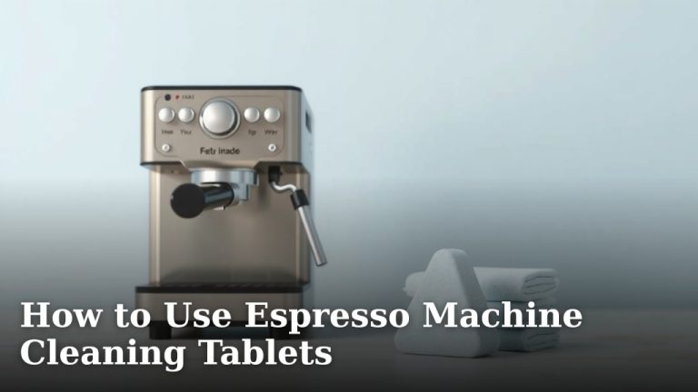 How to Use Espresso Machine Cleaning Tablets